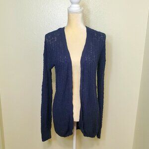 Women's MOSSIMO Cardigan Sweater Blue Sz M EUC